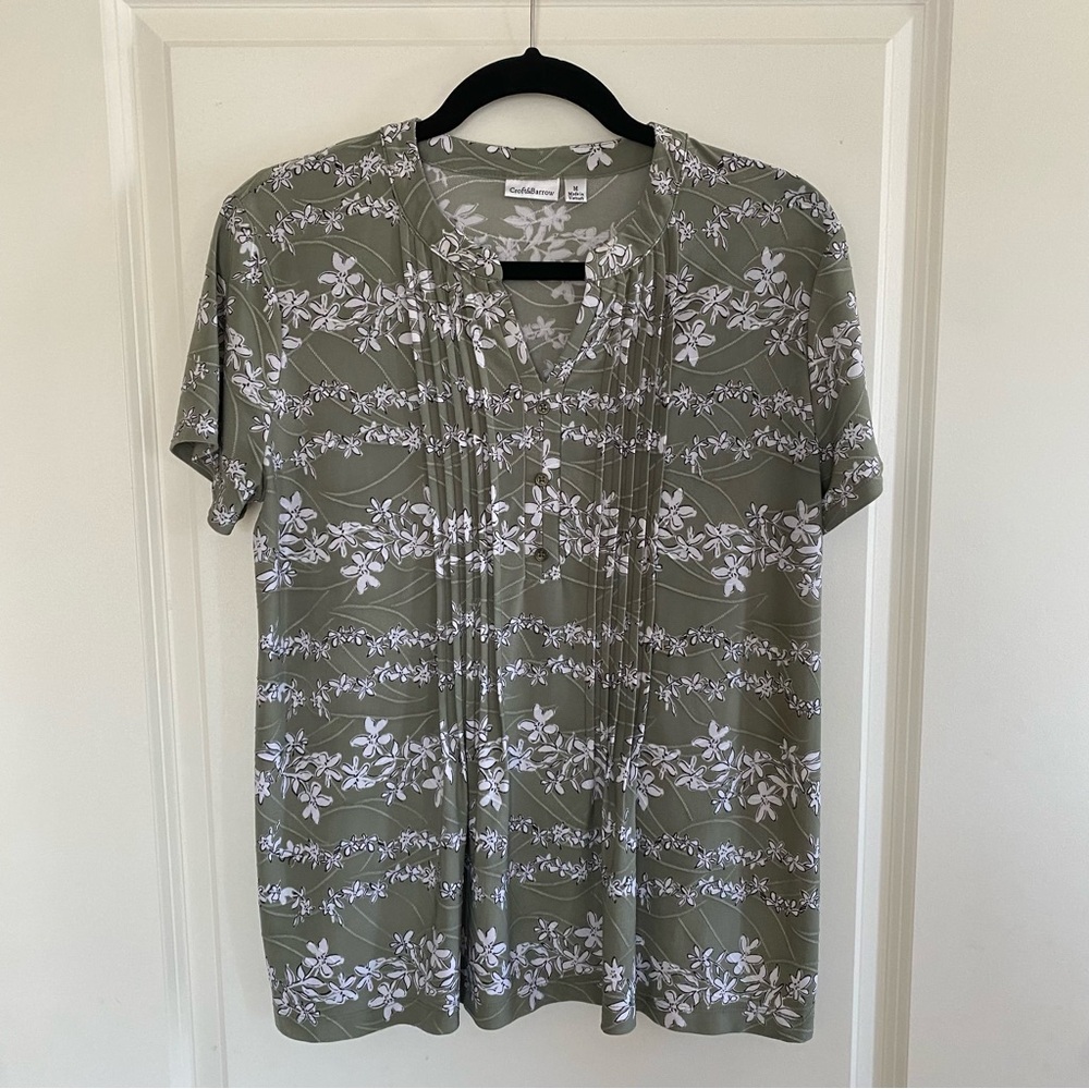 Croft & Barrow Floral Top